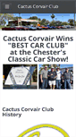 Mobile Screenshot of cactuscorvairclub.com